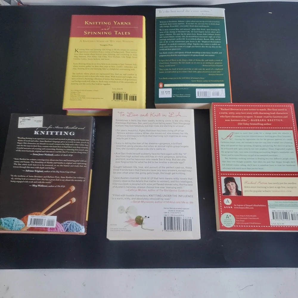 Knitting Under the Influence Paperback LaZebnik Claire Battle Lot of 5 Novels
